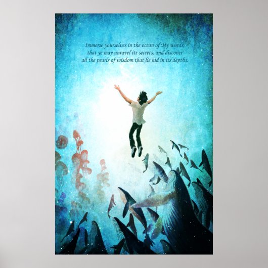 Poster Océan d'immersion (Devant)