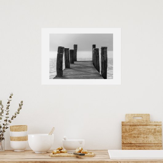 Poster Ocean Dock Scène (Cuisine)