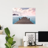 Poster Ocean Dock Scène (Bureau à domicile)