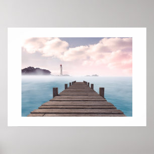 Poster Ocean Dock Scène