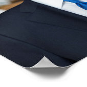 Poster Ocean Dragon Rising to Mt Fuji HOKUSAI Ukiyo-e (Coin)