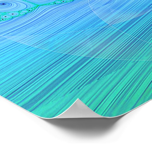 Poster Ocean Dream Geo Fractal (Coin)