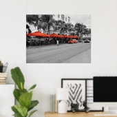 Poster Ocean Drive South Beach Miami (Bureau à domicile)