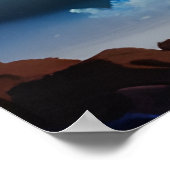 Poster Océan éthéré et coucher du soleil Art IA (Coin)