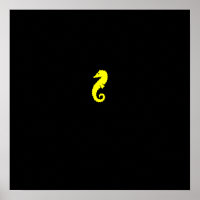 Ocean Glow_Yellow Seahorse
