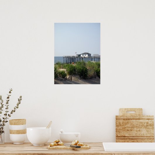 Poster Ocean Grove NJ Beach (Cuisine)