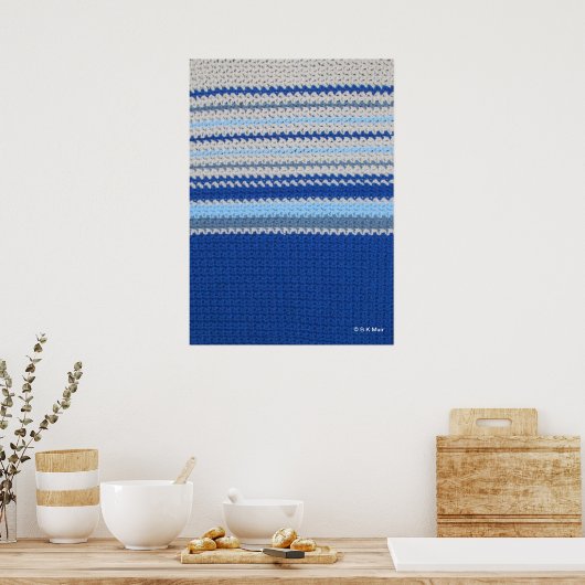 Poster - Ocean Horizon en Crochet (Cuisine)