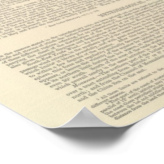 Poster Océan Indien (Coin)