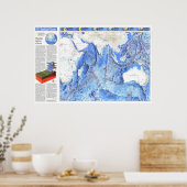 Poster " Océan Indien : 1992 Carte détaillée ... (Cuisine)