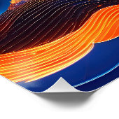 Poster Ocean Lava "Aquaflame" (Coin)