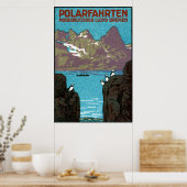 Poster Ocean Liner 1910 (Cuisine)