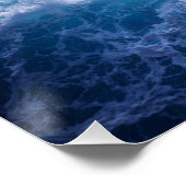 Poster Océan lunaire abyssal – Paysage marin de fantaisie (Coin)