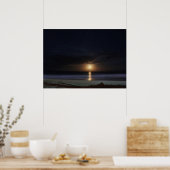Poster Océan Lune (Cuisine)