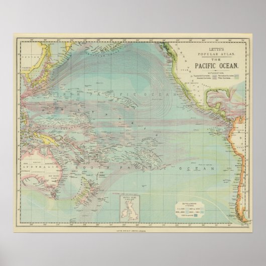 Poster Océan Pacifique 4 (Devant)