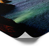 Poster Océan paradisiaque du Portugal - Turquoise & Azure (Coin)