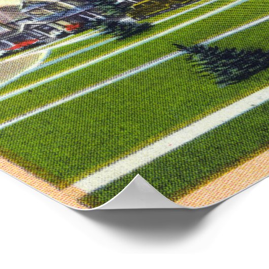 Poster Ocean Park Cottages Scene (Coin)