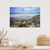 Poster Océan rocheux d'Aruba (Cuisine)