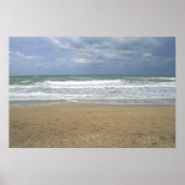 Poster Océan Sand Sky Faded arrière - plan (Devant)