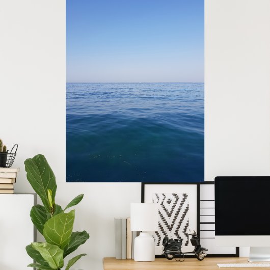 Poster Ocean Sea Life Waves Nautical Photography (Bureau à domicile)