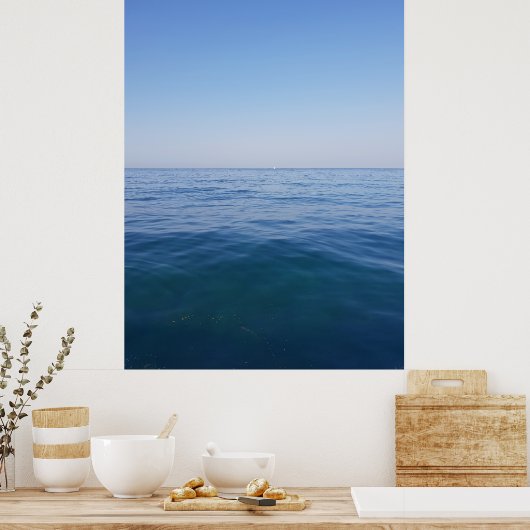 Poster Ocean Sea Life Waves Nautical Photography (Cuisine)