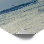 Poster Ocean Sea Waves Stormy Weather Pier (Coin)