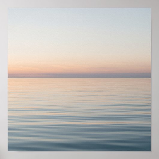 Poster Ocean Serenity at Sunset (Devant)
