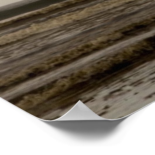 Poster Ocean Shores, Waves WA (Coin)