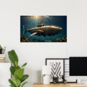 Poster Ocean Steampunk (Bureau à domicile)