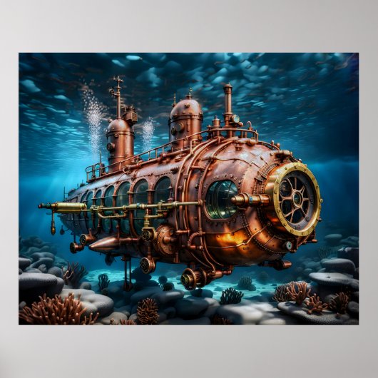 Poster Ocean Steampunk (Devant)