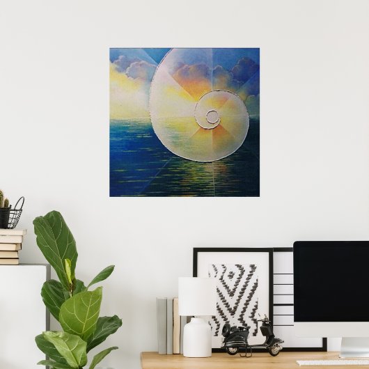 Poster Ocean Sunrise (Bureau à domicile)