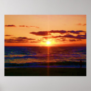 Poster Ocean Sunrise