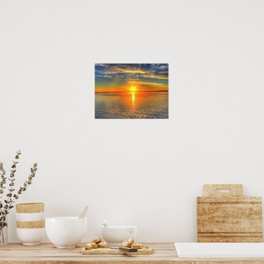 Poster Ocean Sunset (Cuisine)