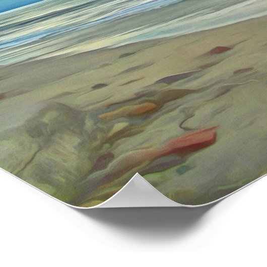 Poster Ocean Sunset 0735 Imprimer (Coin)