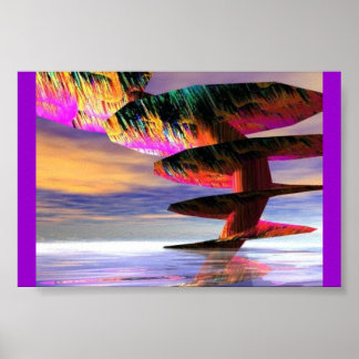 Poster Océan tornado