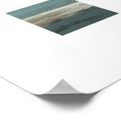 Poster Ocean View - A Man Stands Staring at Ocean (Coin)