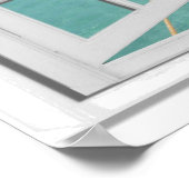 Poster Ocean View Trompe l'oeil Fake Window (Coin)