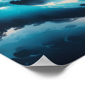 Poster Ocean Wave Sunset Style Asie (Coin)