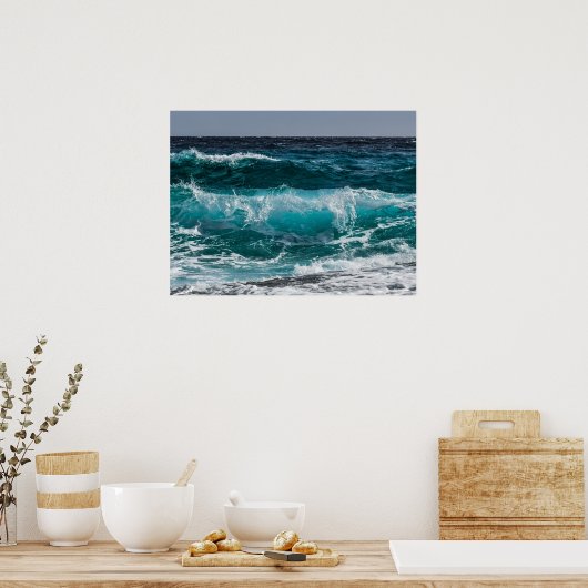 Poster Ocean Waves (Cuisine)