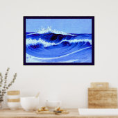 Poster Ocean Waves (Cuisine)