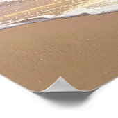 Poster Ocean Waves on the Beach in the Sunshine Art (Coin)