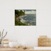 Poster Ocean Waves Sea Caraïbes USVI Beach (Cuisine)