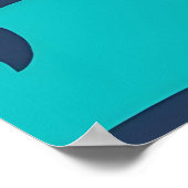 Poster Ocean Whales Dolphins Pattern (Coin)