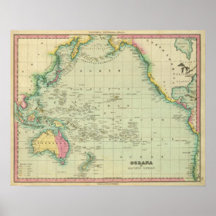 Poster Oceana ou océan pacifique