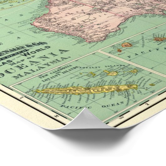 Poster Océanie, Malaisie (Coin)