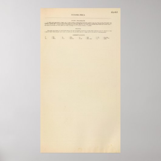 Poster Océanie physique Légende 16263 (Devant)