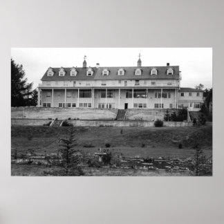 Poster Oceanlake, Oregon Vue de la maison Dorchester