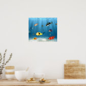 Poster Océans Du Poisson (Cuisine)