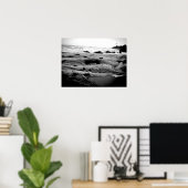 Poster Ocean's Embrace B&W (Bureau à domicile)