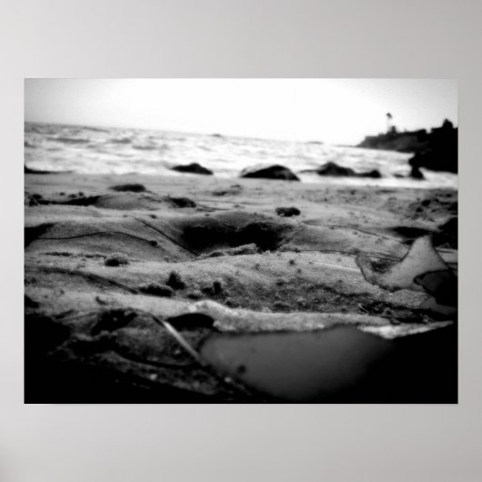 Poster Ocean's Embrace B&W (Devant)