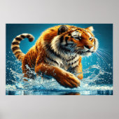 Poster Ocean's Roar, Tiger's Run (Devant)